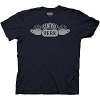 Ripple Junction Friends Central Perk Coffee 1-Color Adult Crew TV Show T-Shirt Officially Licensed