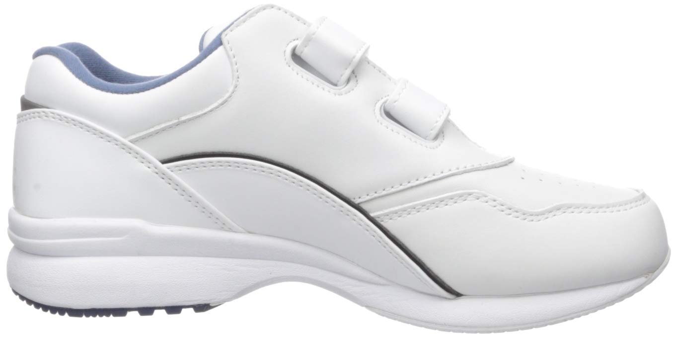Propet Womens Tour Walker Strap Walking Walking Sneakers Athletic Shoes - Off White