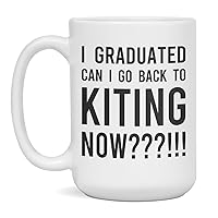 graduation gifts for Kiting lover, funny, college, high school, 2021, 15-Ounce White