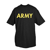 Fox Outdoor Products Army One-Sided Yellow Imprinted T-Shirt
