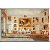 Paint by Numbers for Adult Kits Petworth The Drawing Room Bodycolor On Blue Paper Painting by Joseph Mallord William Turner Arts Craft for Home Wall Decor