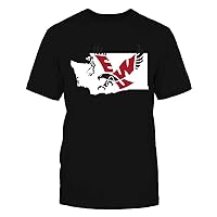 FanPrint Eastern Washington Eagles Hoodie - Logo State