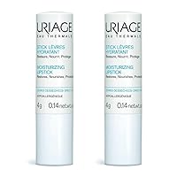 URIAGE Moisturizing Lipstick | Hydrating Care for Dry and Chapped Lips that Restores Immediate Comfort and Softness | Lip Balm with Shea Butter, Hyaluronic Acid and Vitamin C