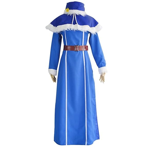 Cheap Fairy Tail Lucy White and Blue Cosplay Costume