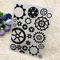 Gear Plastic Embossing Folders for DIY Scrapbooking Paper Craft. Card Making Decoration Supplies