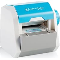 Xyron Create-A-Sticker, Mini, 2.5” Sticker and Label Maker Machine, Portable, Includes Permanent Adhesive, Pre-Loaded (XRN250-CFTEN)