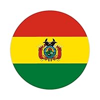 Bolivia Flag Sticker Graphic 10 Pieces Holiday Flags Vinyl Stickers National Day Durable Sticker Labels Vivid Stickers for Kids Water Bottle Stickers Waterproof Phone 2inch