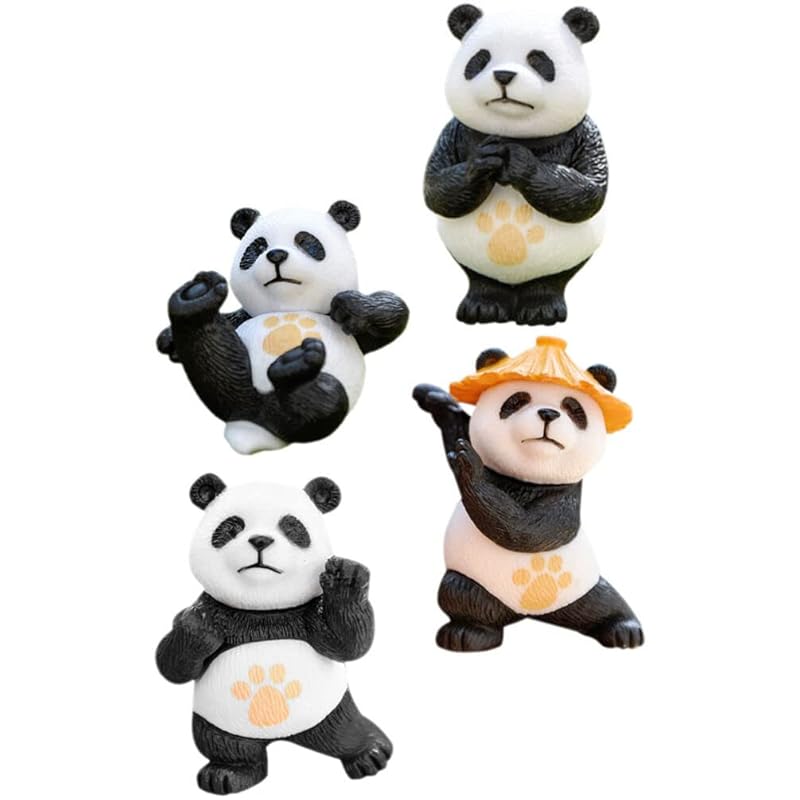 Amazon.com: 16 Pieces Cute Panda Figures Cute Panda Toys Figurines Playset  Mini Panda Miniature Doll Garden Figurines Mini Cake Toppers Party Favors  Decorations : Toys & Games