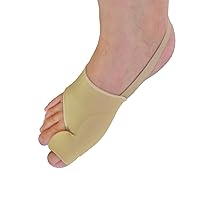 Bunion Socks Corrector for Pain Relief Hallux Valgus, Splint, Straightener Orthopedic, Separator Pad Brace Sleeve Toe Separator, Hammer Overlapping for Men and Women (S (US 4-7.5), Beige)