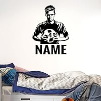 Wall Soccer Decal - Wall Decal Soccer Player - Customized Soccer Wall Decals - Wall Decals Soccer - Custom Sports Wall Decal