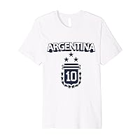 Argentina 3 Stars Argentinian Flag Three Stars 10 Argentina Premium T-Shirt