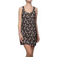 Happy Alpaca Women's Cut & Sew Racerback Dress