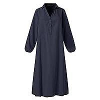 2023 Retro Women's Pullover Large Swing Dress Eloquent Dresses for Women