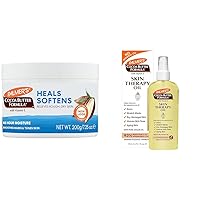 Cocoa Butter Formula Daily Skin Therapy Solid Lotion with Vitamin E & Cocoa Butter Formula Skin Therapy Moisturizing Body Oil with Vitamin E, 5.1 Ounces