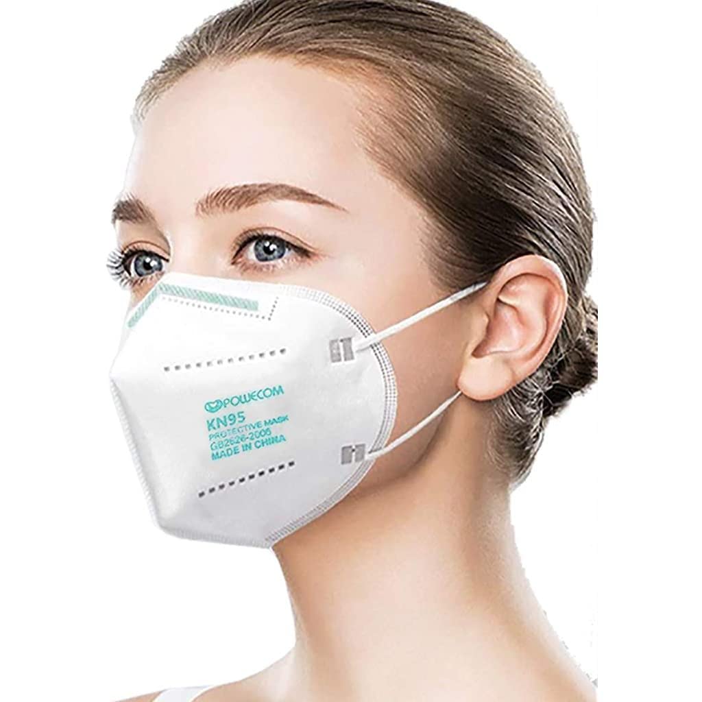Dolce Calma Powecom - KN95 Face Mask, Reusable & Disposable Masks, 10 Pack