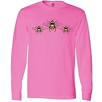 inktastic 3 Golden Bees Long Sleeve T-Shirt