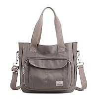 Women's Casual Hobo Shoulder Bag Large Capacity Nylon Daily Messenger Bag Work Shopper Handbag Purse