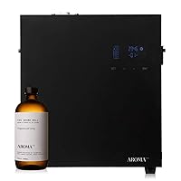 AromaTech AromaPro Essential Oil Diffuser and The Grand Ball Aroma Oils, Nebulizing Diffusion System, Heat-Free System for Home or Commercial Use - Black