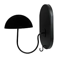 MILANO COLLECTION Deluxe Wall Mounted Wig Holder, Elegant Velvet Wig Styling Stand, Versatile Wig Hanger for Drying & Displaying, Fits All Wigs & Toppers, Easy Assembly, Durable