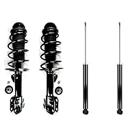 4x Rear Front Left & Right Side Shock Absorber Strut and Coil Spring Assembly For Toyota Yaris 2015 For Toyota Yaris 2016 For Toyota Yaris 2017 For Toyota Yaris 2018