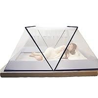 Mosquito Nets Pop Up Mosquito Net Ultralight Weight Beach Tent Travel Bed Free Installation and Folding Net for Adult Bottomless Sleep Bug Nets Outdoor