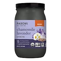 Paromi Chamomile Lavender Rooibos Organic Tea, Signature Jar, 15 Count (Pack of 3)