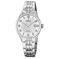 Festina F20006/1 Ladies Silver Swiss Made Watch, Silver, Klein, Bracelet