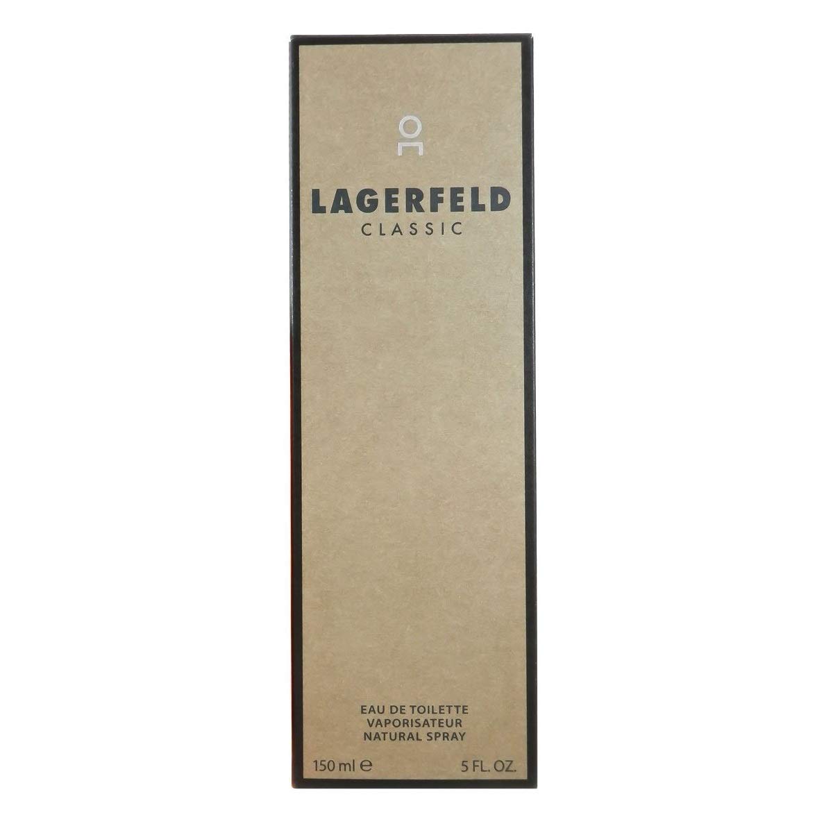 KARL LAGERFELD Classic for Men Eau de Toilette Spray, 5 Ounce