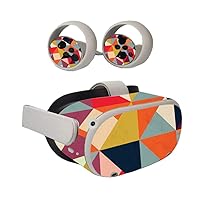 MightySkins Skin Compatible with Oculus Quest 2 - Bright and Happy | Protective, Durable, and Unique Vinyl Decal wrap Cover | Easy to Apply, Remove, and Change Styles | Made in The USA
