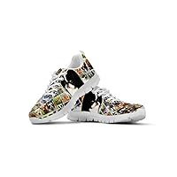Lovely Dog Print Women's Casual Running Shoes (6, Japanese Chin)