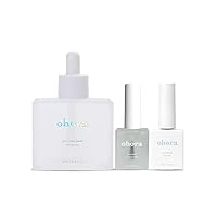ohora Semi Cured Gel Nail Care (Easy Peel Remover, Nail Primer Plus, Glossy Top Gel) - The Ultimate Nail Care Trio - Easy to Use, Comfortable Curing - Professional Salon-Quality Nail Care