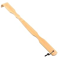 Renook Wooden Bamboo Back Scratcher for Women&Men, Polished Thick Extended Long Hand Back scratchers for Adults, Wooden Self-Treatment Back Itching Artifact