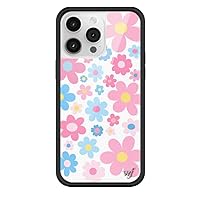 Wildflower Cases - Baby Bloom, Compatible with Apple iPhone 14 Pro Max | Floral, Pastel, Pink, Blue, Trendy, Cute - Protective Black Bumper, 4ft Drop Test Certified, Women Owned Small Business