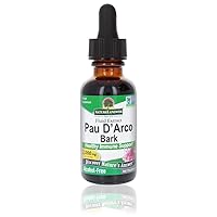 PAU D'Arco Inner Bark | Supports Immune System | Helps Maintain Intestinal Flora | Alcohol-Free, Gluten-Free, Kosher Certified & No Preservatives 1oz Extract | Single Count