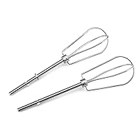 2PCS Hand Mixer Attachments Eggs Beater Head Mixer Heads Stainless Steel Material Suitable For Baking Cream Eggs Beater Heads