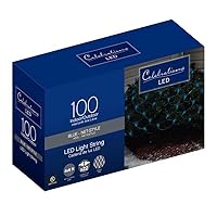 Celebrations 40803-71 Net Light Set Blue Bulbs Led 4' X 6' Indoor/Outdoor Use, Blue