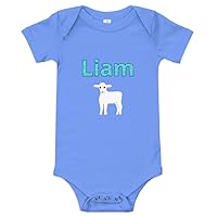Liam Personalized Baby Short Sleeve One Piece