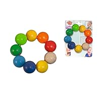 100017042 Greifling-100017042 9 Colourful Balls, FSC 100%, Beech Wood, KT, 3 m + Made in Germany