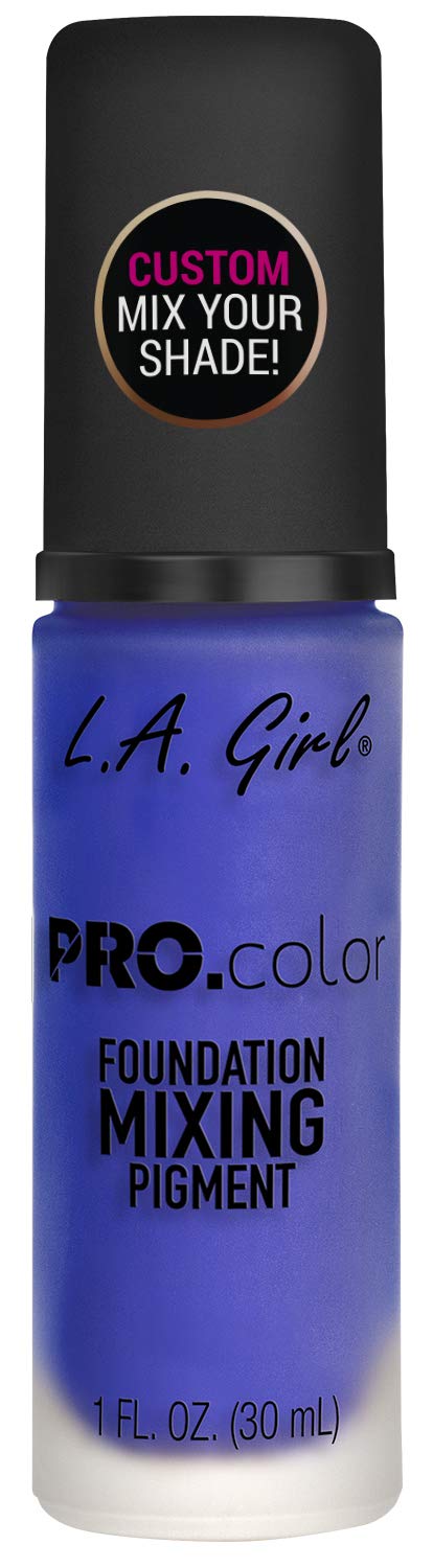 L.A. Girl Pro Matte Mixing Pigment, Blue, 1 Fl Oz