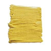 Disposable cap,Mob Caps,Hair Net Cap,100pcs,elastic Free Size,for Cosmetics, Beauty, Kitchen, Cooking, Home Industries, Hospital (Yellow)