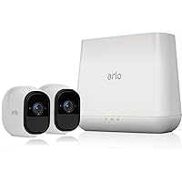 Pro - Wireless Home Security Camera System with Siren | Rechargeable, Night vision, Indoor/Outdoor, HD Video, 2-Way Audio, Wall Mount | Cloud Storage Included | 2 camera kit (VMS4230)
