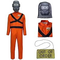 Adult Scary Game Lethal Company Masked Costume Jumpsuit for Kids Cosplay Outfits with Mask Halloween