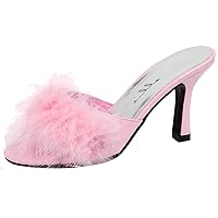 Ellie Shoes Women's 3.5 Inch Heel Maribou Slippers