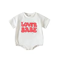 Snow Pants Toddler 5t Valentine's Day Newborn Baby Infant Boys Girls Letter Short Sleeve Infant Jumpsuit with