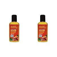 Desert Essence 100% Pure Jojoba Oil - 2 oz - Moisturizes Body Skin & Cleanses Clogged Pores -Nourishes Hair and Scalp - Hair Care & Skincare Essential Oil - Suitable for Sensitive Skin (Pack of 2)