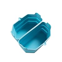Slow Cooker Liners for 6 QT | Silicone Slow Cooker Divider Insert | Anti-Leakage Reusable Slow Cooker Dividers | Dishwasher-Safe Cooking Liner for 6 Quart Pot (Size : 2 in 1 Blue)