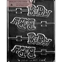 Baby Chocolate Candy Mold Baby Shower Lollipop Chocolate Candy Mold With Copywrited candy Making Instruction
