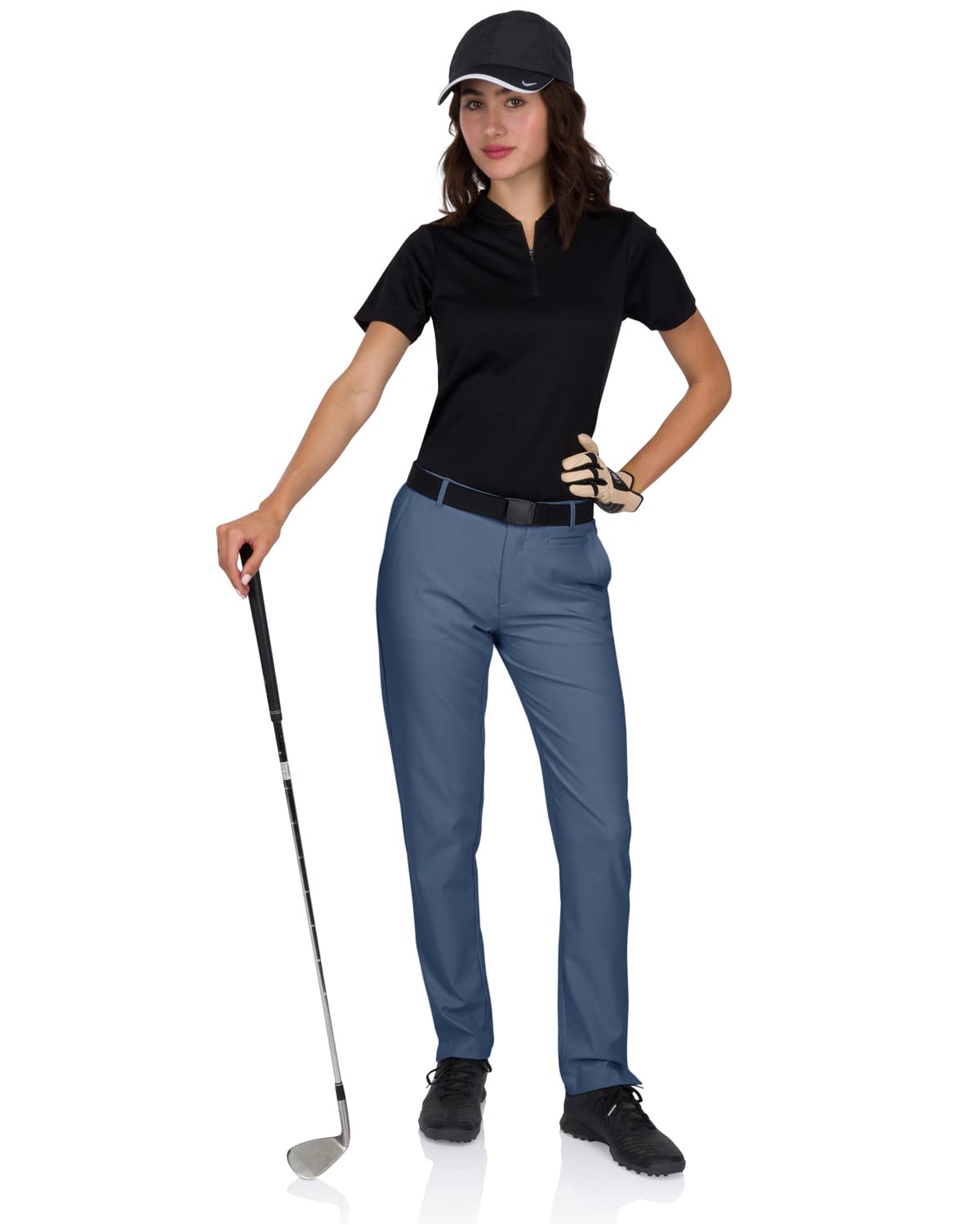 Pgm Plus Velvet Women Golf Pants Waterproof Elastic Sport Trouser Slim  Sweatpant | eBay