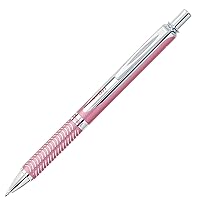 PENTEL EnerGel Alloy RT Premium Liquid Gel Pen (0.7mm) Pink Barrel, Black Ink (BL407P-A)