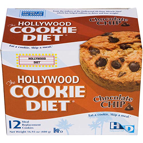 Hollywood Cookie Diet Chocolate Chip (4 Boxes)